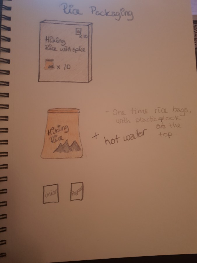 Scamper rice packaging